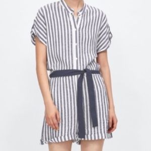 NEW Zara Striped Romper